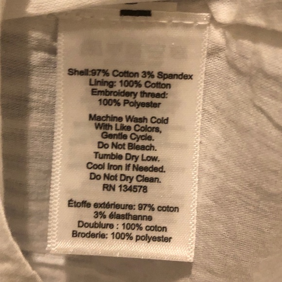 Vineyard Vines Striped Embroidered Peplum Top - Picture 6 of 8